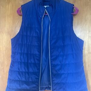 Michael Kors Royal Blue Quilted Puffer Vest
